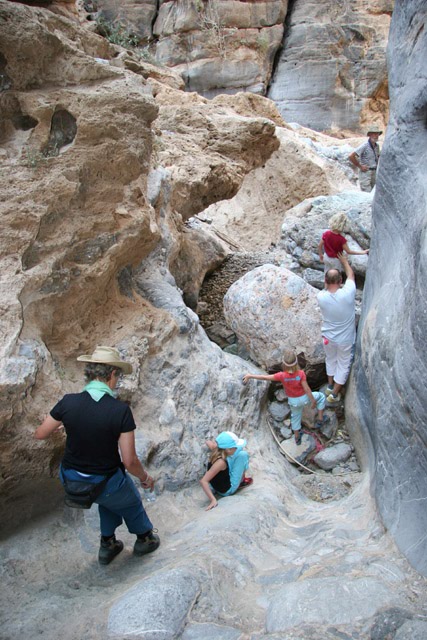 Vandretur tilbage fra Bilad Sayt