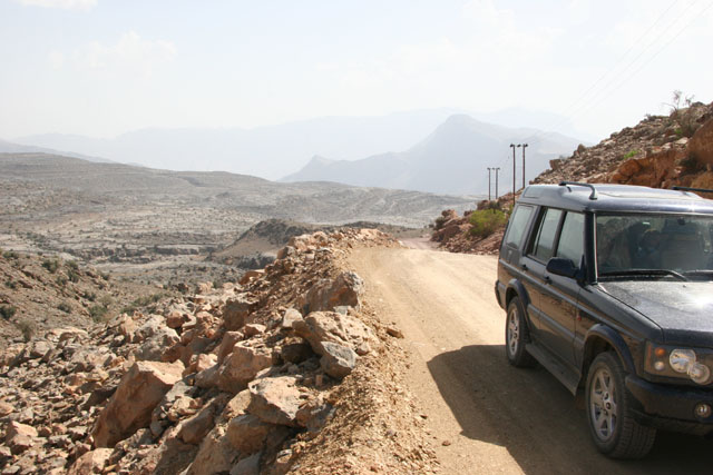 På vej mod Jebel Shams